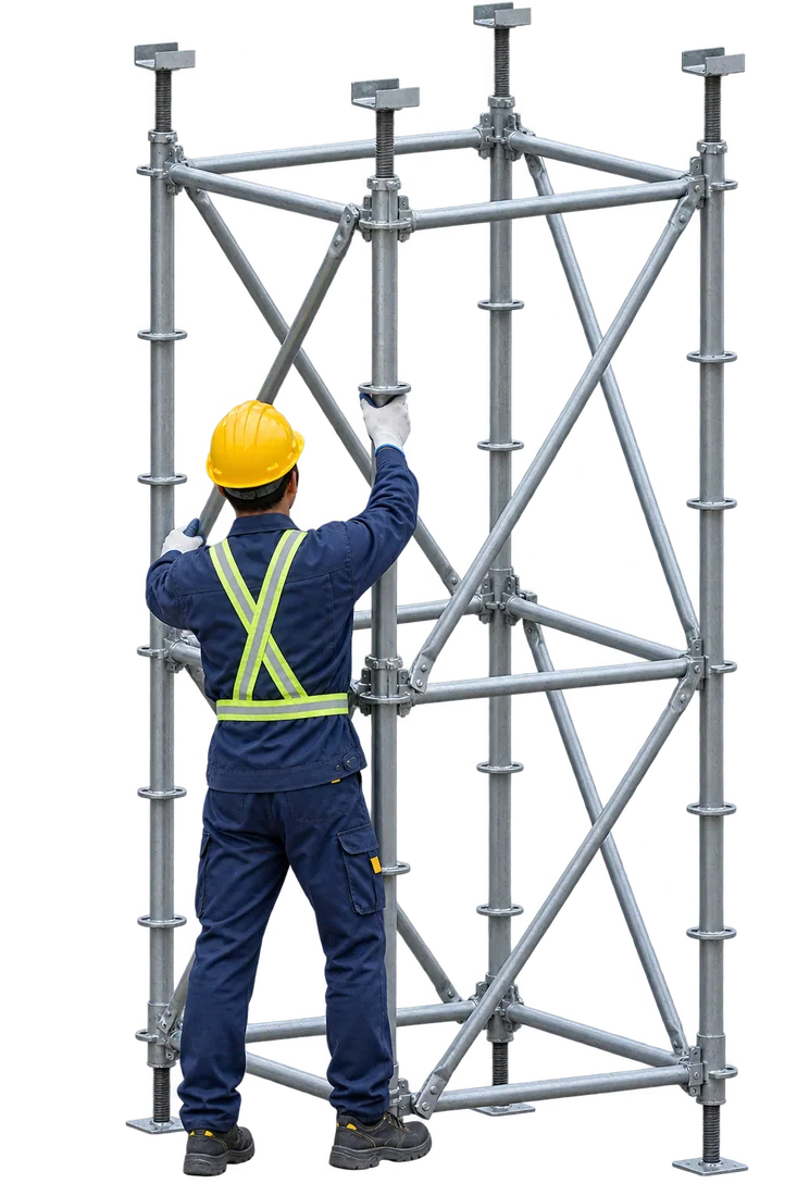 Ringlock scaffolding component range