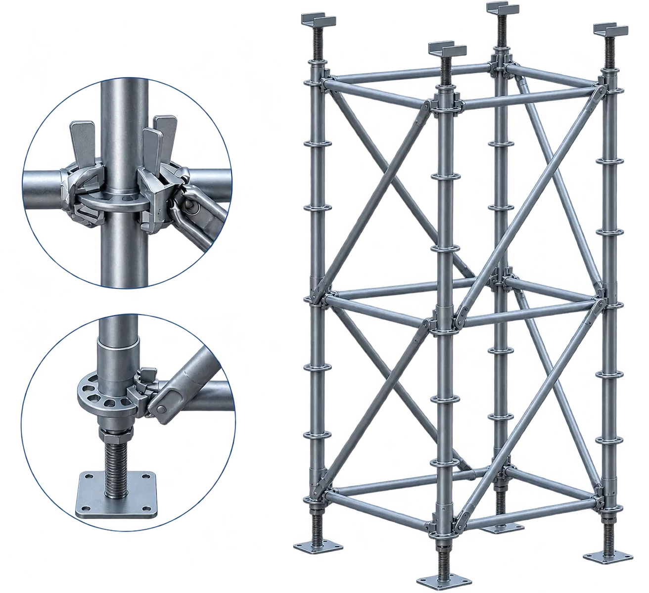 Ringlock scaffolding system