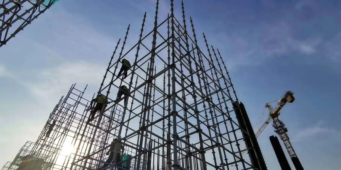 Ringlock scaffolding for building construction